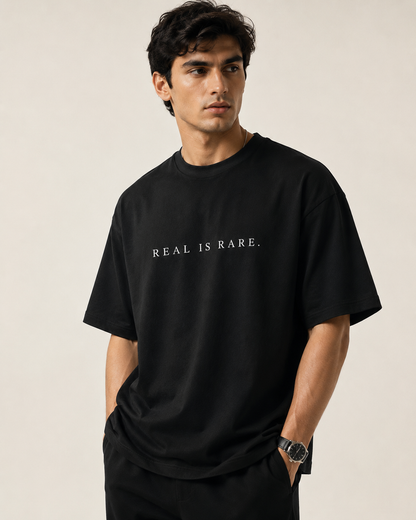 REAL IS RARE. — Terry Oversized T-Shirt