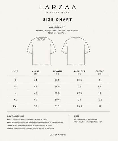BE A MAN. — Terry Oversized T-Shirt
